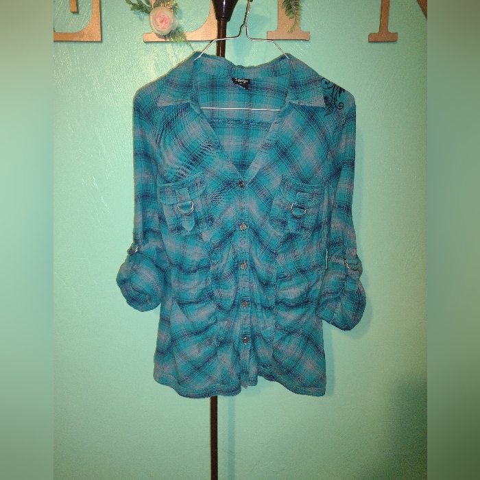 Vanity Button Down Blouse